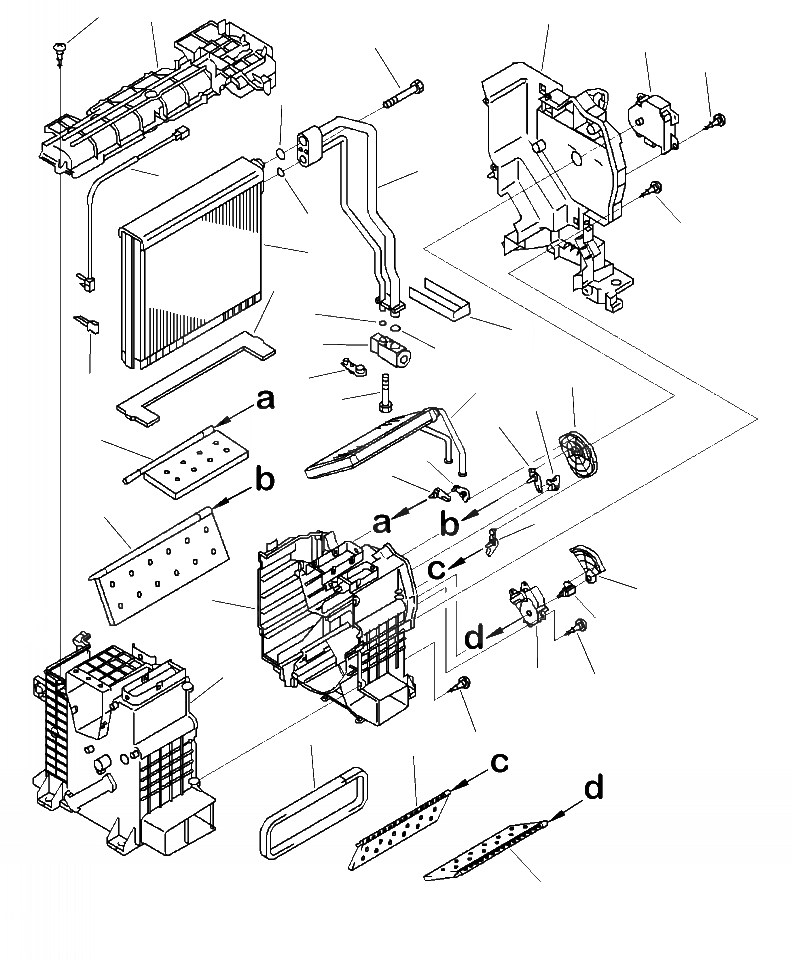 Схема запчастей Komatsu PC360LC-10 - K-A КОНДИЦ. ВОЗДУХА COMPLETE ASSEMBLY OPERATOR\XD S ОБСТАНОВКА И СИСТЕМА УПРАВЛЕНИЯ