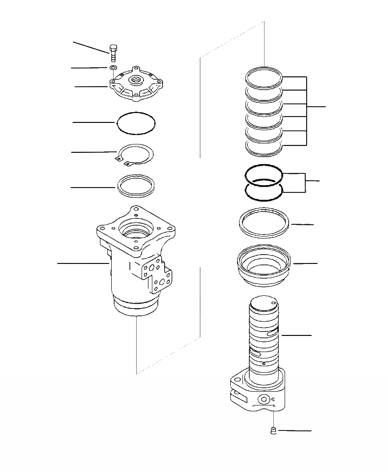 Схема запчастей Komatsu PC360LC-10 - N-A ПОВОРОТНОЕ СОЕДИНЕНИЕ COMPLETE ASSEMBLY ПОВОРОТН. КРУГ И КОМПОНЕНТЫ