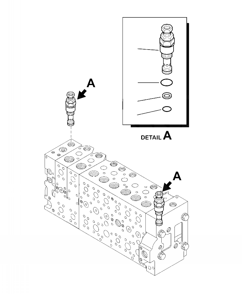 Схема запчастей Komatsu PC390LC-10 - H-9A ОСНОВН. УПРАВЛЯЮЩ. КЛАПАН COMPLETE ASSEMBLY (9/) ГИДРАВЛИКА