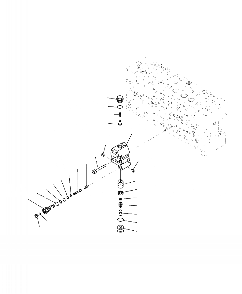 Схема запчастей Komatsu PC390LC-10 - H-9A ОСНОВН. УПРАВЛЯЮЩ. КЛАПАН COMPLETE ASSEMBLY (9/) ГИДРАВЛИКА