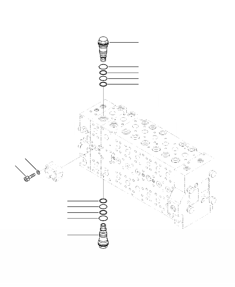 Схема запчастей Komatsu PC390LC-10 - H-A ОСНОВН. УПРАВЛЯЮЩ. КЛАПАН COMPLETE ASSEMBLY (/) ГИДРАВЛИКА