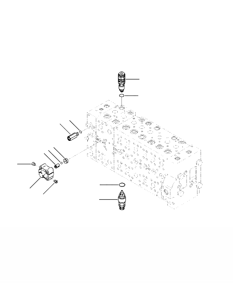 Схема запчастей Komatsu PC390LC-10 - H-A ОСНОВН. УПРАВЛЯЮЩ. КЛАПАН COMPLETE ASSEMBLY (/) ГИДРАВЛИКА