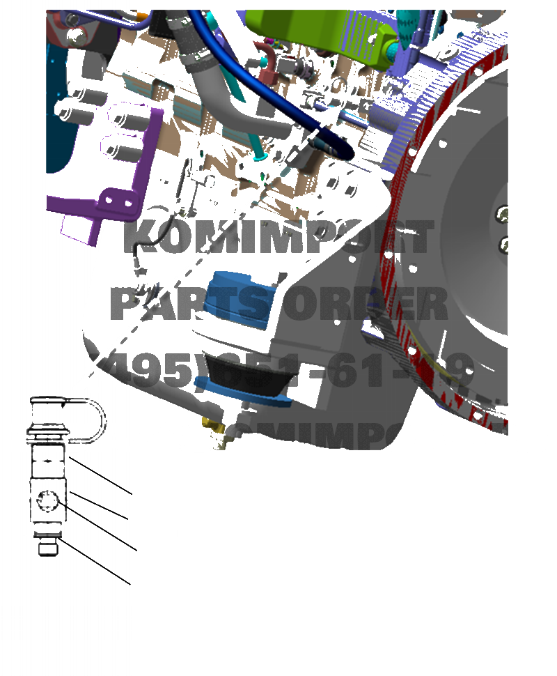 Схема запчастей Komatsu PC390LC-10 - H8- PM CLINIC СОЕДИН-ЕS (/) ДВИГАТЕЛЬ МАСЛ. PRESSURE КОНТРОЛЬ PORT ГИДРАВЛИКА