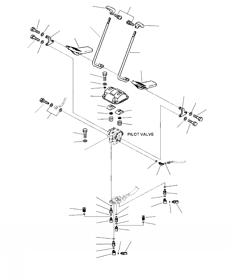 Схема запчастей Komatsu PC390LC-10 - K-8A КАБИНА РЫЧАГ УПРАВЛ-Я ХОДОМ OPERATORS ОБСТАНОВКА И СИСТЕМА УПРАВЛЕНИЯ