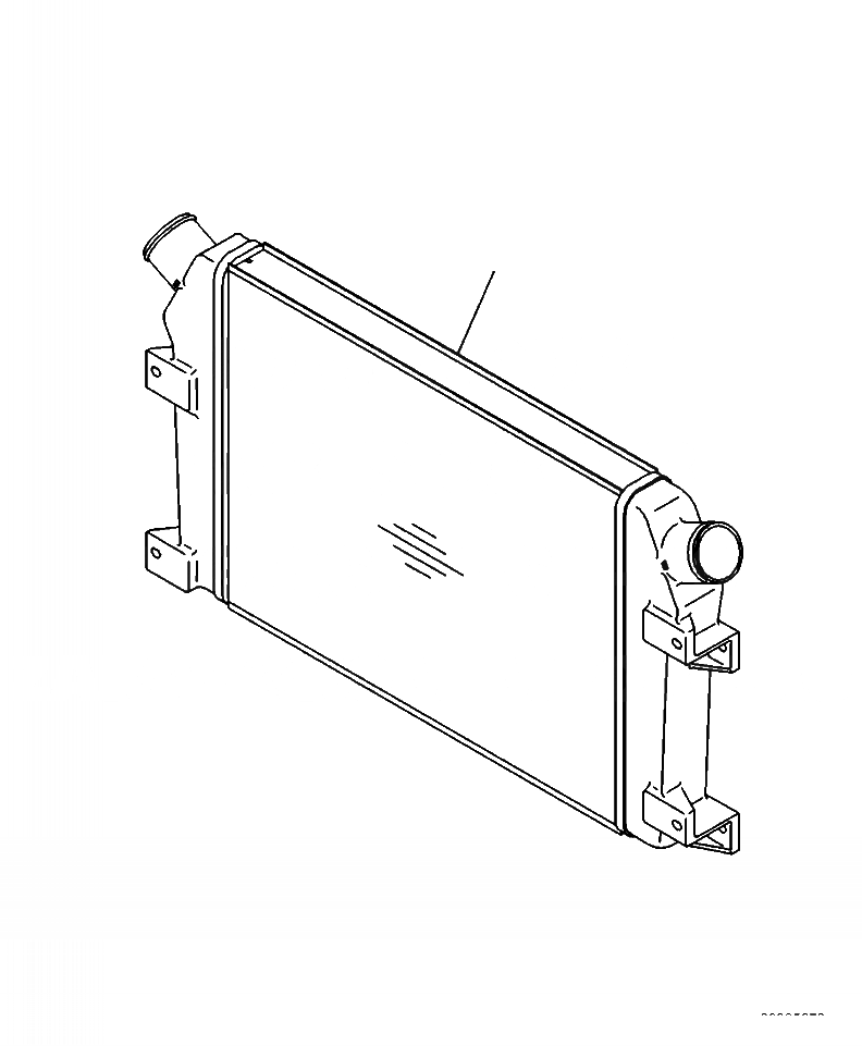 Схема запчастей Komatsu PC390LL-10 A50601 - B9999- ПОСЛЕОХЛАДИТЕЛЬ ДВИГАТЕЛЬ