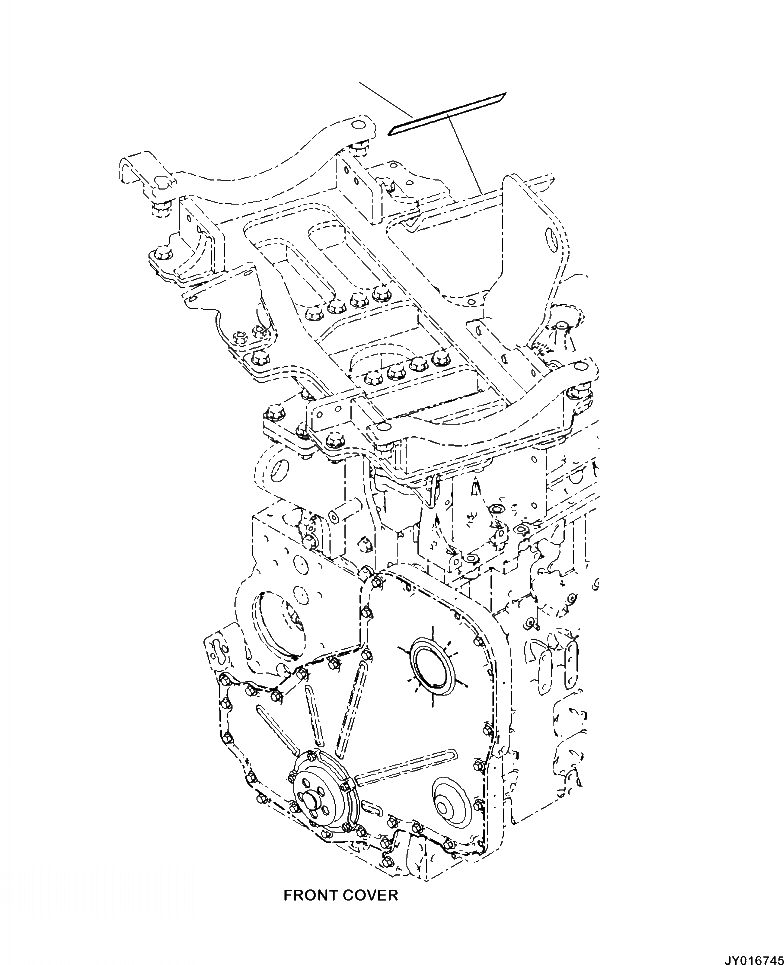 Схема запчастей Komatsu PC390LL-10 A50601 - AED- DATE ПЛАСТИНА ДВИГАТЕЛЬ