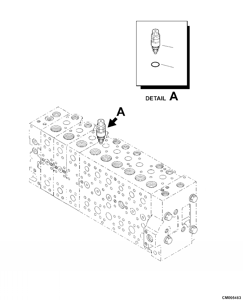 Схема запчастей Komatsu PC390LL-10 A50601 - H-A ОСНОВН. УПРАВЛЯЮЩ. КЛАПАН COMPLETE ASSEMBLY (/) ГИДРАВЛИКА