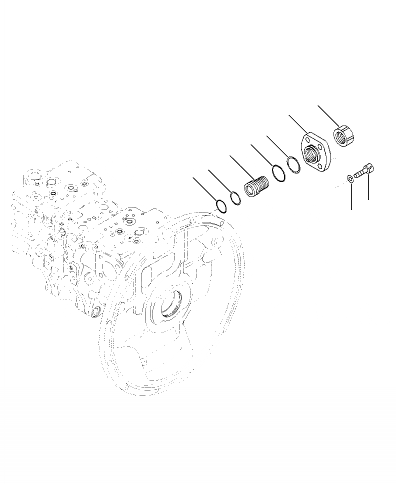 Схема запчастей Komatsu PC390LL-10 A50601 - H-A ОСНОВН. НАСОС COMPLETE ПОРШЕНЬ НАСОС ASSEMBLY (/) ГИДРАВЛИКА