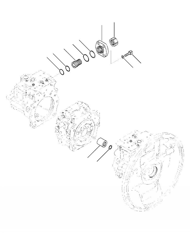 Схема запчастей Komatsu PC390LL-10 A50601 - H-9A ОСНОВН. НАСОС COMPLETE ПОРШЕНЬ НАСОС ASSEMBLY (9/) ГИДРАВЛИКА