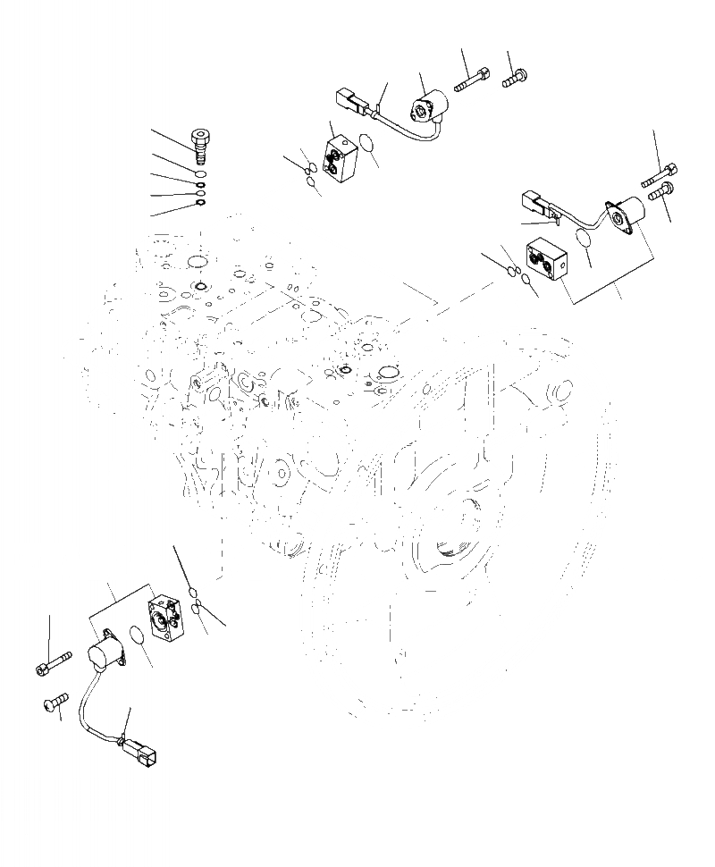 Схема запчастей Komatsu PC390LL-10 A50601 - H-A ОСНОВН. НАСОС COMPLETE ПОРШЕНЬ НАСОС ASSEMBLY (/) ГИДРАВЛИКА