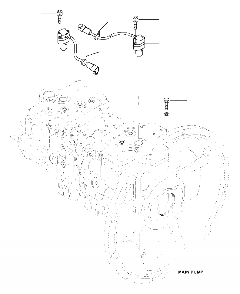 Схема запчастей Komatsu PC390LL-10 A50601 - H-A ОСНОВН. НАСОС COMPLETE ПОРШЕНЬ НАСОС ASSEMBLY (/) ГИДРАВЛИКА