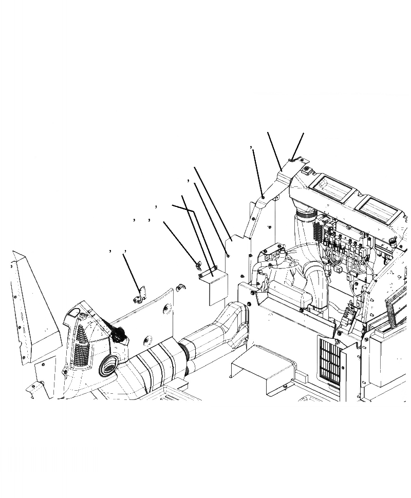 Схема запчастей Komatsu PC390LL-10 A50601 - K- КАБИНА КАБИНА IN ЧАСТИ (/) OPERATORS ОБСТАНОВКА И СИСТЕМА УПРАВЛЕНИЯ