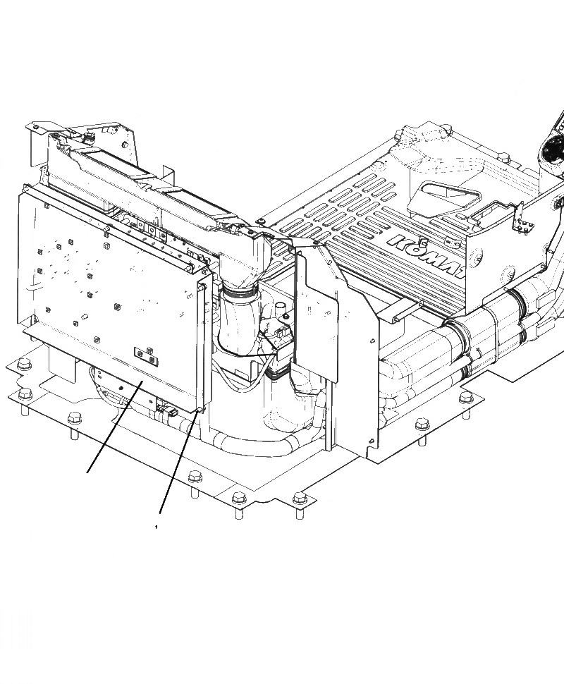 Схема запчастей Komatsu PC390LL-10 A50601 - K- КАБИНА КАБИНА IN ЧАСТИ (/) OPERATORS ОБСТАНОВКА И СИСТЕМА УПРАВЛЕНИЯ