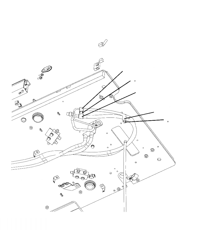 Схема запчастей Komatsu PC390LL-10 A50601 - K-7 КАБИНА A/C КРЕПЛЕНИЕ ШЛАНГОВ (/) OPERATORS ОБСТАНОВКА И СИСТЕМА УПРАВЛЕНИЯ