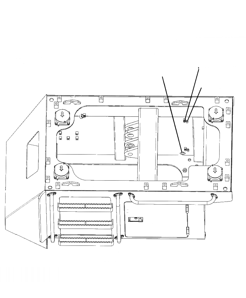 Схема запчастей Komatsu PC390LL-10 A50601 - K- RISER ЧАСТИ OPERATORS ОБСТАНОВКА И СИСТЕМА УПРАВЛЕНИЯ