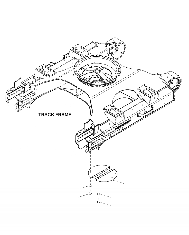 Схема запчастей Komatsu PC390LL-10 A50601 - R-A ГУСЕНИЧНАЯ РАМА НИЖН.COVER НИЖН.CARRIAGE