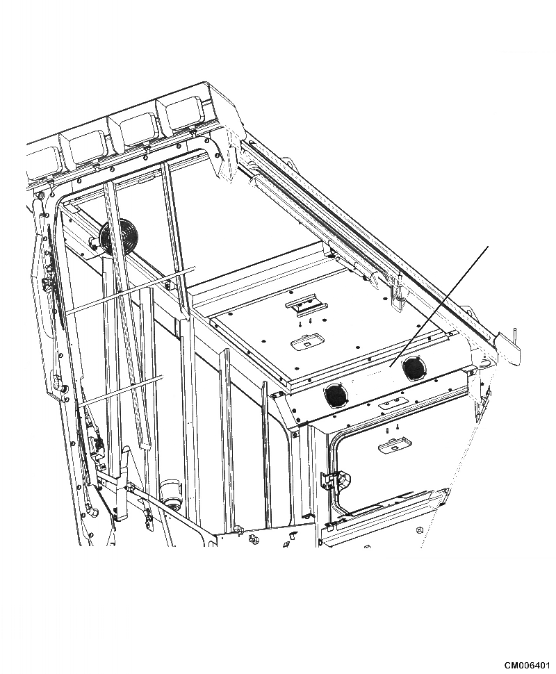 Схема запчастей Komatsu PC390LL-10 A50601 - U-A ТАБЛИЧКИ КАБИНА CERTIFICATION МАРКИРОВКА