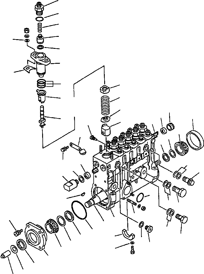 Схема запчастей Komatsu PC400LC-5 - ТОПЛИВН. НАСОС ТОПЛИВН. СИСТЕМА
