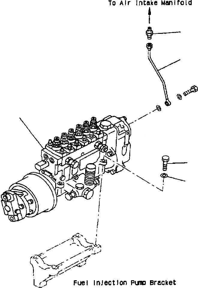 Схема запчастей Komatsu PC400LC-6LK - FIG. A-B7A ТОПЛ. НАСОС ДВИГАТЕЛЬ