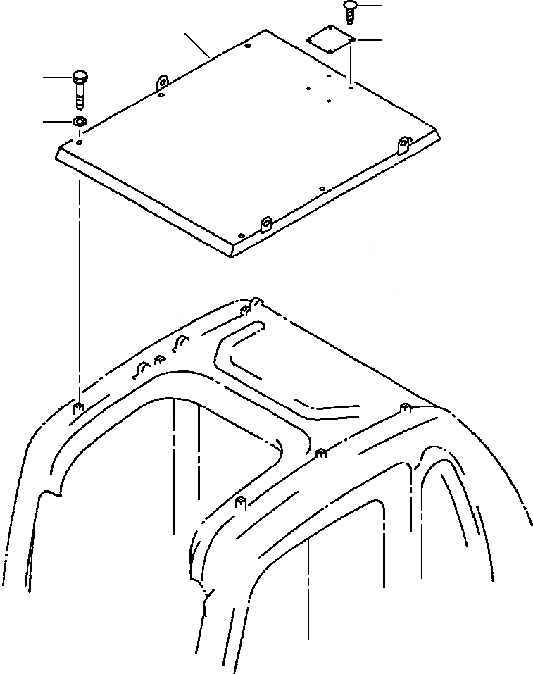 Схема запчастей Komatsu PC400LC-6LK - FIG. K-A ВЕРХН. ЗАЩИТА КАБИНА ОПЕРАТОРА И СИСТЕМА УПРАВЛЕНИЯ