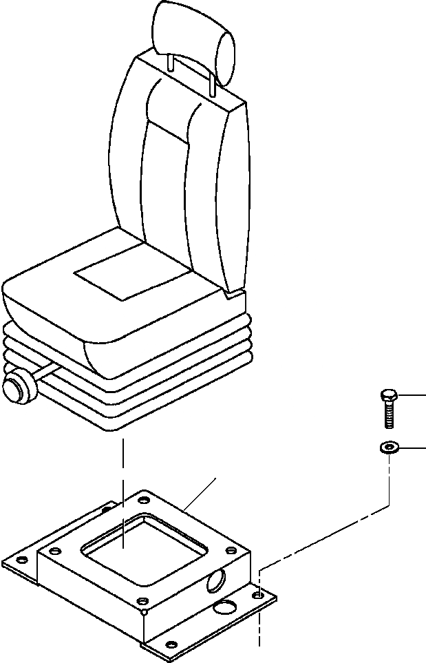 Схема запчастей Komatsu PC400LC-6LK - FIG. K- ОСНОВАНИЕ КРЕСЛА КАБИНА ОПЕРАТОРА И СИСТЕМА УПРАВЛЕНИЯ