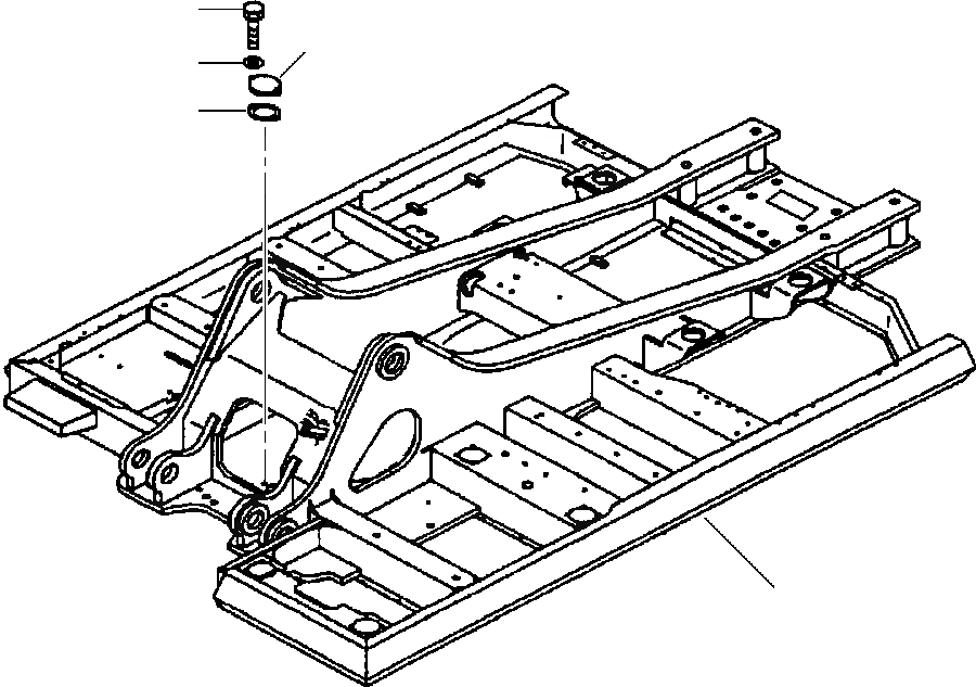 Схема запчастей Komatsu PC400LC-6LM - FIG. J-A ОСНОВНАЯ РАМА - С ПРОТИВОВЕС REMOVER ОСНОВНАЯ РАМА И ЕЕ ЧАСТИ