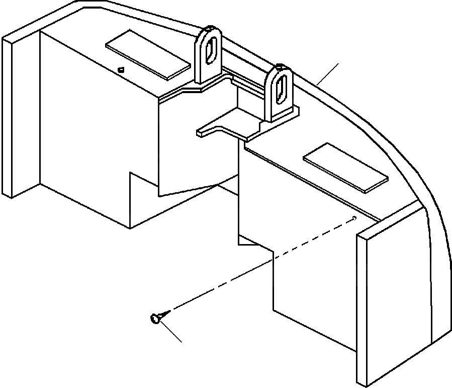 Схема запчастей Komatsu PC400LC-6LM - FIG. M-A ПРОТИВОВЕС - 789KG (7,99 LBS) - ДЛЯ REMOVER ЧАСТИ КОРПУСА