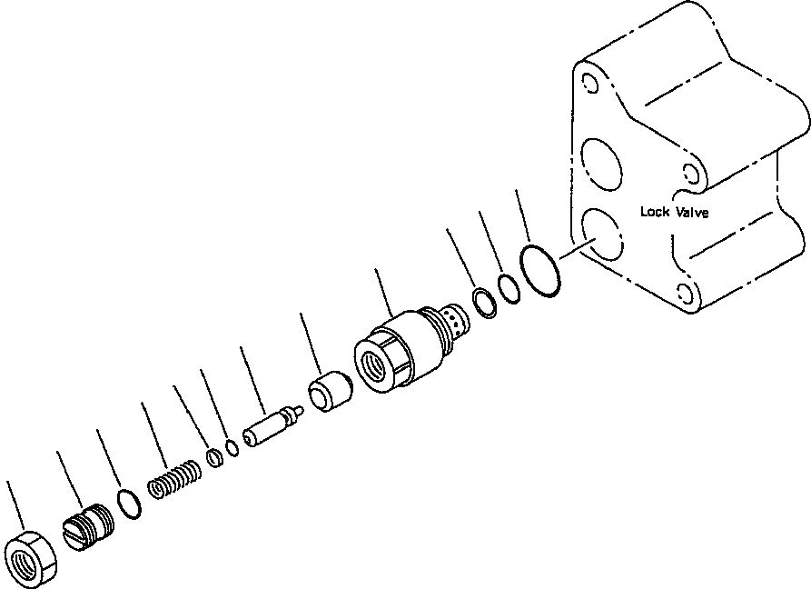 Схема запчастей Komatsu PC400LC-6LM - FIG. W9-A СЪЕМ ПРОТИВОВЕСА - КЛАПАН БЕЗОПАСНОСТИ ASSEMBLY РАЗНОЕ