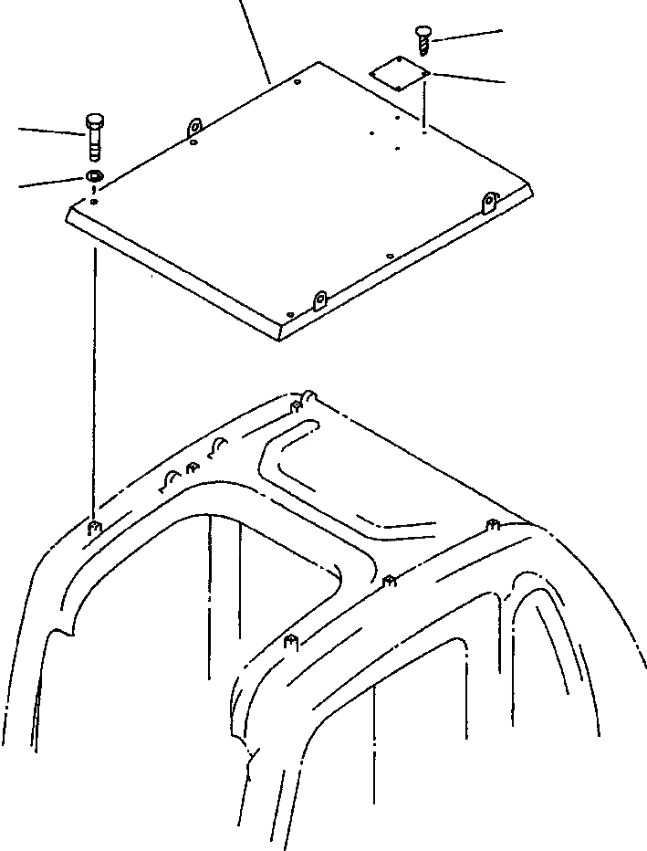 Схема запчастей Komatsu PC400LC-6LK - FIG NO. K-A ВЕРХН. ЗАЩИТА КАБИНА ОПЕРАТОРА И СИСТЕМА УПРАВЛЕНИЯ