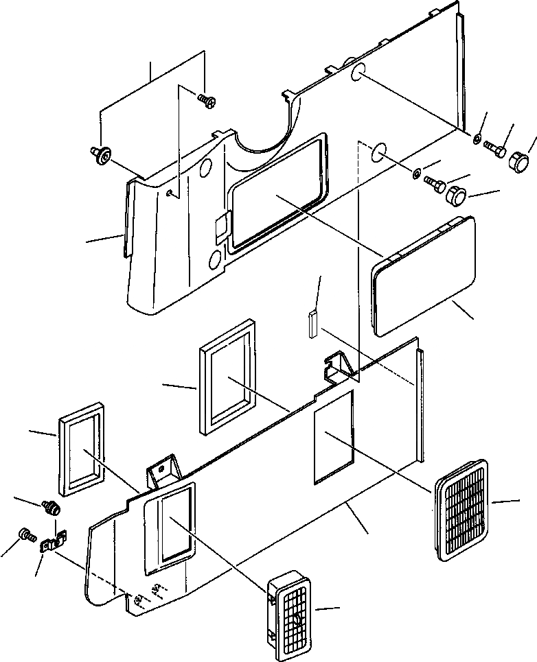 Схема запчастей Komatsu PC400LC-6LK - FIG NO. K7-AA ОТДЕЛКА COVER КАБИНА ОПЕРАТОРА И СИСТЕМА УПРАВЛЕНИЯ