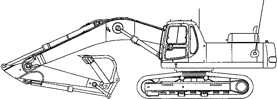 Схема запчастей Komatsu PC400LC-6LK - FIG NO. U-A ПЛАСТИНА, OPERATING (BY-PASS ЛИНИИ) МАРКИРОВКА