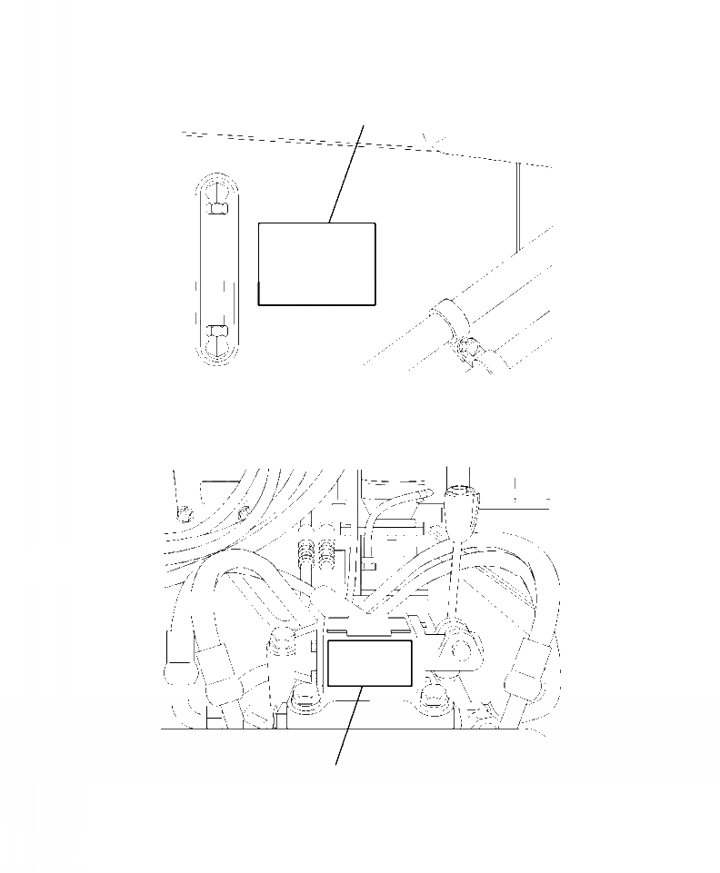 Схема запчастей Komatsu PC400LC-8 - U-A ПРОТИВОВЕС REMOVER ТАБЛИЧКИS МАРКИРОВКА