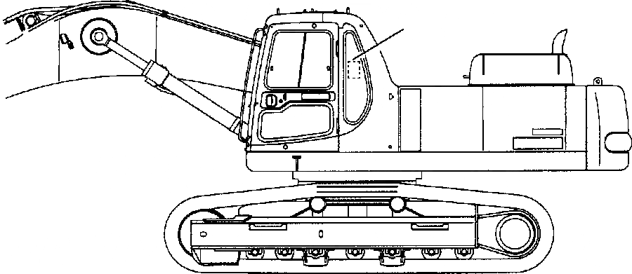 Схема запчастей Komatsu PC400LC-6LC - FIG NO. U-A ПЛАСТИНА (ГРУЗОПОДЪЕМНОСТЬ) УСИЛ. МАРКИРОВКА