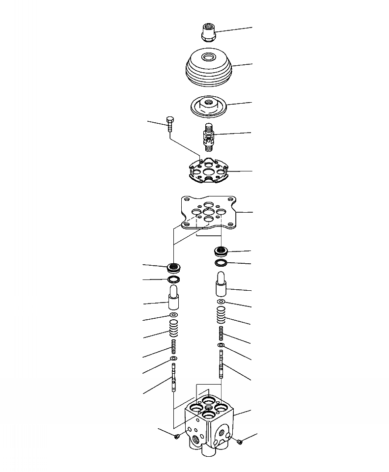 Схема запчастей Komatsu PC450LC-8 - H8-A КЛАПАН PPCДЛЯ РАБОЧ. ОБОРУД-Я ГИДРАВЛИКА