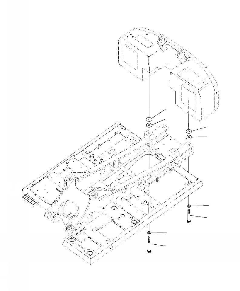 Схема запчастей Komatsu PC450LC-8 - M-A ПРОТИВОВЕС REMOVER КРЕПЛЕНИЕ ЧАСТИ КОРПУСА