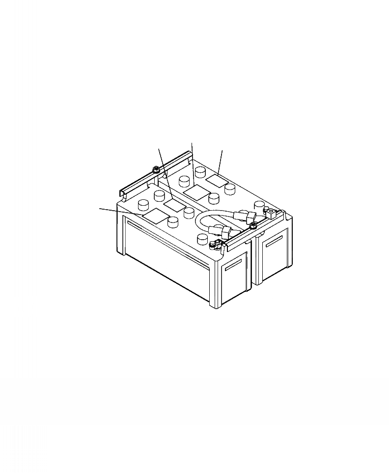 Схема запчастей Komatsu PC450LC-8 - U-A АККУМУЛЯТОР ИСПАНИЯ МАРКИРОВКА