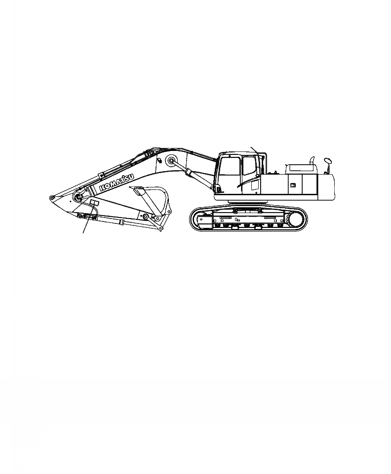 Схема запчастей Komatsu PC450LC-8 - U-A РУКОЯТЬ ТАБЛИЧКИ СИГНАЛИЗ-Я МАРКИРОВКА