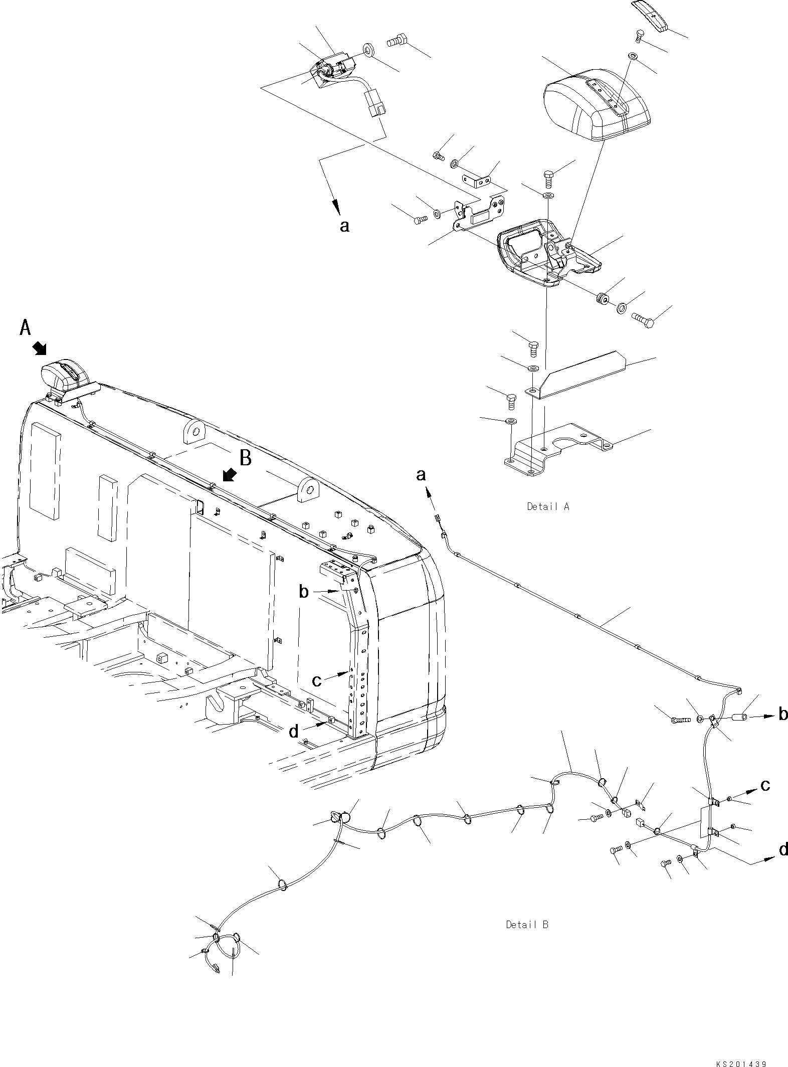 Схема запчастей Komatsu PC490-10 -  CAMERA (№K-UP)  CAMERA