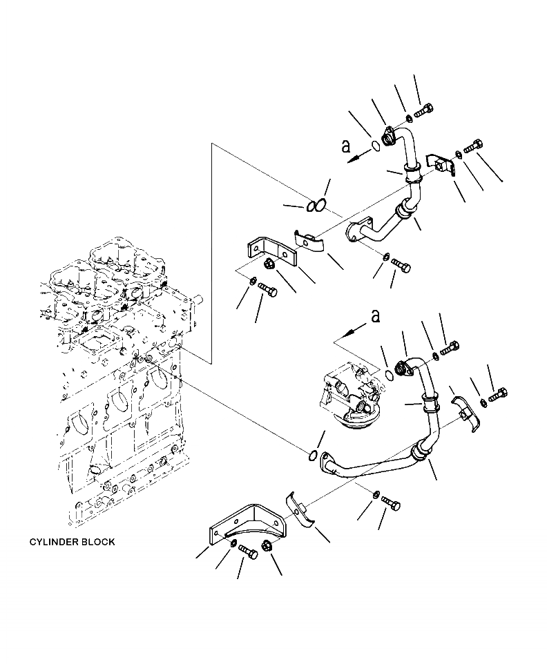 Схема запчастей Komatsu PC490LC-10 - A- МАСЛ. ФИЛЬТР ТРУБЫ ДВИГАТЕЛЬ