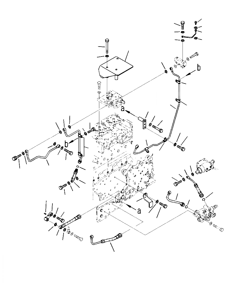 Схема запчастей Komatsu PC490LC-10 - A- PОБОД КОЛЕСАING НАСОС ТРУБЫ ДВИГАТЕЛЬ