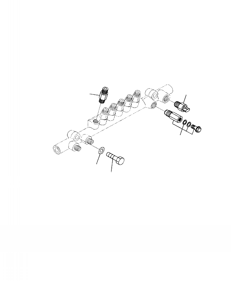 Схема запчастей Komatsu PC490LC-10 - A-B7A COMMON RAIL ДВИГАТЕЛЬ