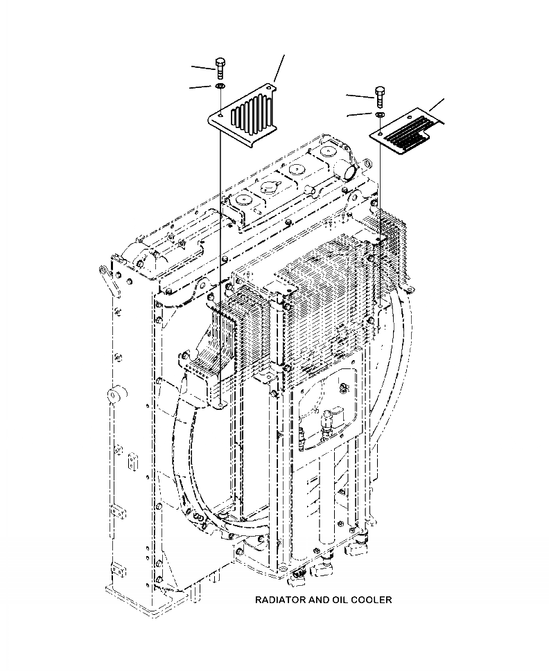 Схема запчастей Komatsu PC490LC-10 - C- ВЕНТИЛЯТОР ОХЛАЖДЕНИЯ ДОПОЛН. ЧАСТИ КОРПУСА СИСТЕМА ОХЛАЖДЕНИЯ