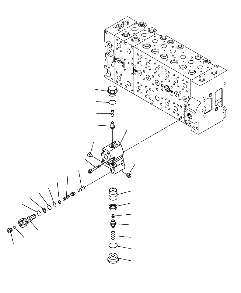 Схема запчастей Komatsu PC490LC-10 - H-9A ОСНОВН. УПРАВЛЯЮЩ. КЛАПАН (9/) ГИДРАВЛИКА