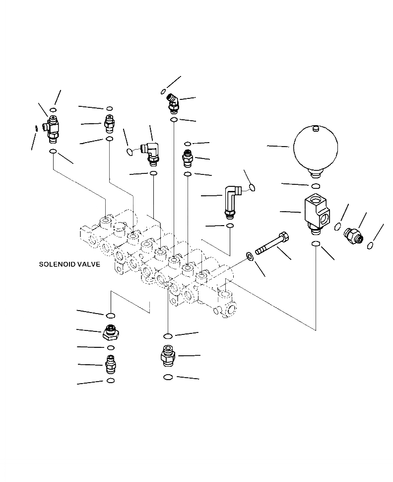 Схема запчастей Komatsu PC490LC-10 - H8-A СОЛЕНОИДНЫЙ КЛАПАН СОЕДИНИТЕЛЬН. ЧАСТИ ГИДРАВЛИКА