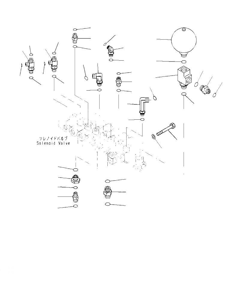 Схема запчастей Komatsu PC490LC-10 - H8- СОЛЕНОИДНЫЙ КЛАПАН ТРУБЫ С -ДОПОЛН. АКТУАТОР ТРУБЫ ГИДРАВЛИКА