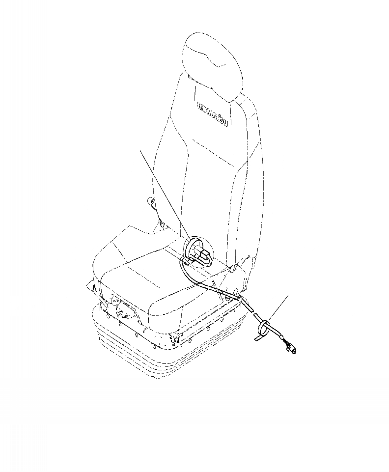 Схема запчастей Komatsu PC490LC-10 - K-A OPERATOR СИДЕНЬЕ РЕМЕНЬ OPERATORS ОБСТАНОВКА И СИСТЕМА УПРАВЛЕНИЯ