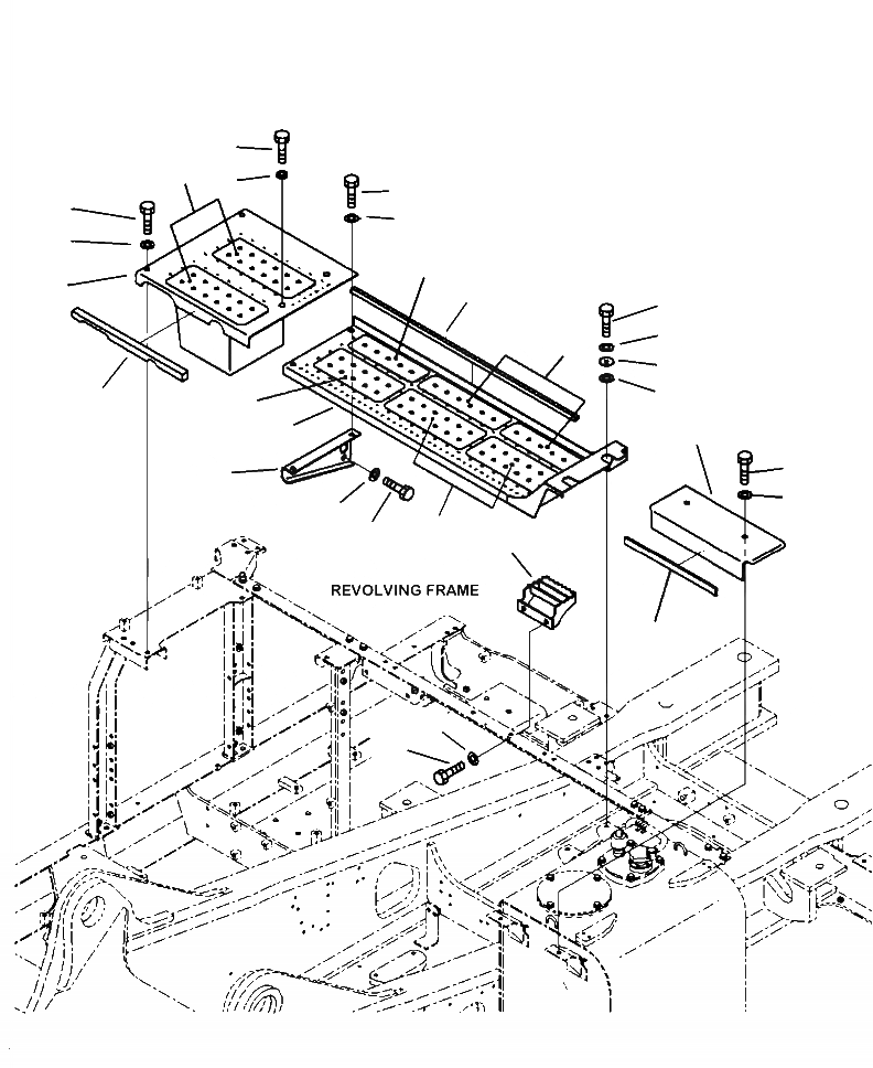 Схема запчастей Komatsu PC490LC-10 - M-A КАБИНА COVER ЧАСТИ КОРПУСА И КРЫШКИ