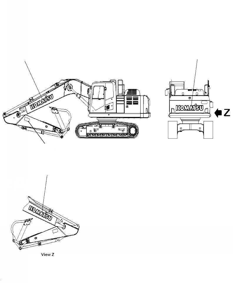 Схема запчастей Komatsu PC490LC-10 - U-A ТАБЛИЧКИ KOMATSU ЛОГОТИП МАРКИРОВКА