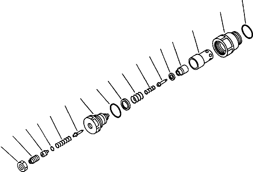 Схема запчастей Komatsu PC650-5 & PC650LC-5 - ВСАСЫАЮЩИЙ КЛАПАН БЕЗОПАСНОСТИ ASSEMBLY ГИДРАВЛИКА