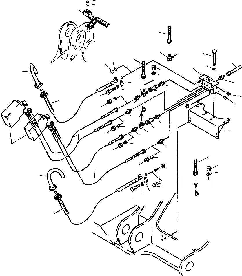 Схема запчастей Komatsu PC650-5 & PC650LC-5 - ГЛАВН. ЛИНИЯ ТРУБЫ С ПРЕДОТВРАЩЕНИЕМ СМЕЩЕНИЯ КЛАПАН ГИДРАВЛИКА